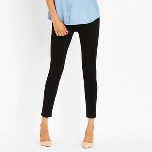 7 For All Mankind B(AIR) Ankle Skinny Maternity‎ Jeans Size 28 Black